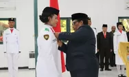 Kukuhkan Paskibraka Perdana , Pj Gubernur Papua Tengah : Ini Moment Bersejarah