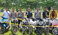 19 Unit Motor Curian dan 1 Paket Ganja Diamankan di Polres Keerom