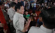Suasana Malam Tahun Baru Remaja hingga Orang Tua Tapsel di Pengungsian Bareng Prabowo