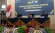 Polres Malang Gelar Forum Konsultasi Publik, Wujudkan Pelayanan Prima hingga Dukungan SIM Inklusif.