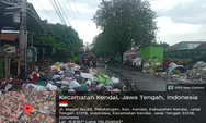 Sampah Menggunung Dekat Pendopo Kendal, DLH Akui Dampak Depo Pasar Belum Berfungsi