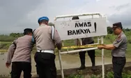 Ancaman Luapan Kali Bodri Meningkat, Aparat Pasang Tanda Bahaya di Patebon