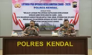 Jelang Operasi Keselamatan Candi 2026, Polres Kendal Fokuskan Kesiapan Personel dan Strategi Lapangan