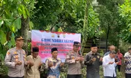 Awali Pembangunan Infrastruktur Desa, Polres Kendal Mulai Proyek Jembatan di Sidodadi