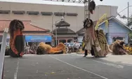 Barongan dan Leak Meriahkan Puncak Merti Desa Margorejo, Warga Padati Lokasi Pertunjukan