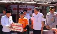 Kolaborasi Bedah Rumah, Warga Kendal Dapat Harapan Baru di HUT Bhayangkara ke-80