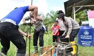 Sumur Bor Bantuan Polres Aceh Timur Siap Dipakai Oleh Warga Korban Banjir di Peureulak
