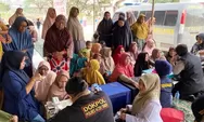 415 Warga Simpang Ulim Mendapat Layanan Pengobatan Gratis Polres Aceh Timur