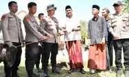 Dianmas Mahasiswa STIK Lemdiklat Polri Angkatan 83 WPS Sindikat II Serahkan Hewan Ternak ke Dayah Wadil ’Ulum Diniyah Islamiyah, Aceh Timur