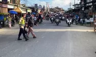 Hadir di Tengah Warga, Personel Polsek Pantee Bidari Tertibkan Lalu Lintas dan Jaga Pasar Takjil