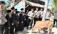 Mahasiswa STIK Lemdiklat Polri Angkatan 83 Gelar Trauma Healing dan Serahkan Hewan Ternak kepada Sejumlah Dayah di Aceh Timur
