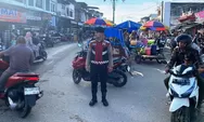 Personel Satsamapta Polres Aceh Timur Lakukan Pengamanan Jelang Berbuka Puasa
