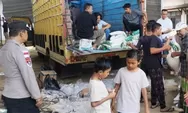 Polsek Peureulak Kawal Pasar Murah Jelang Ramdahan 1447 Hijriah