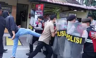 Tingkatkan Kesiapsiagaan, Polres Aceh Timur Gelar Latihan Sispam Mako
