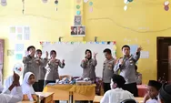 Trauma Healing Mahasiswa STIK Lemdiklat Polri Angkatan 83 WPS Sindikat II di SDN 6 Idi