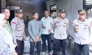 Mewakili Kapolres Aceh Timur, Wakapolres Serahkan Bantuan kepada Personel Polsek Peureulak Barat Yang Mengalami Musibah Kebakaran