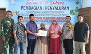 Pastikan Tepat Sasaran, Personel Polsek Idi Rayeuk dan Anggota Koramil 05/IDR Kawal Penyaluran BLT-DD
