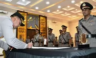 Penyegaran Organisasi, Kapolres Aceh Timur Pimpin Sertijab Kasat Lantas, Kapolsek hingga Kasi Humas