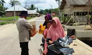 Berkah Ramadhan, Kapolsek Pantee Bidari Berbagi kepada Masyarakat
