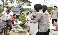 200 Paket Takjil Dibagikan Polres Aceh Timur untuk Pengguna Jalan