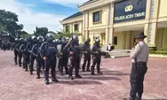 Dari Latihan ke Kesiapsiagaan, Satsamapta Polres Aceh Timur Asah Keterampilan Dalmas Antisipasi Gangguan Kamtibmas