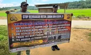 Karhutla Mengintai, Personel Polsek Ranto Peureulak Edukasi Warga Lebih Waspada