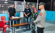 Kompak Jaga Wilayah di Malam Hari, Personel Polsek Darul Aman dan Koramil 06 Gelar Patroli
