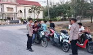 Patroli Sore, Personel Polsek Idi Rayeuk Antisipasi Balap Liar