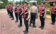 Sebagai Garda Terdepan Pelayanan Masyarakat, Kasat Samapta Polres Aceh Timur Cek Sikap Tampang Anggota