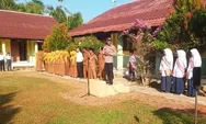 Upacara Jadi Ruang Edukasi, Kanit Binmas Polsek Idi Tunong Sampaikan Pesan Kamtibmas