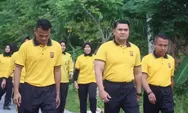 Kapolres Aceh Timur Ajak Personel Jalan Santai, Bangun Semangat Sehat dan Solid