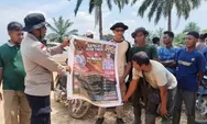 Upaya Preventif, Polsek Banda Alam Gencar Edukasi Warga Lewat Imbauan Karhutla