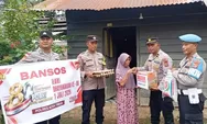 Merajut Kepedulian di Hari Bhayangkara Ke-80, Polsek Peureulak Barat Salurkan Bantuan Sosial kepada Warga