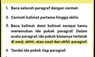 Cara Menentukan Gagasan Pokok dalam Sebuah Paragraf