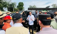 Presiden Jokowi Tempuh Jalur Darat ke Cianjur Pastikan Akses Jalan Terbuka