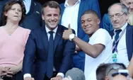Macron Nonton Langsung Prancis Vs Maroko di Qatar