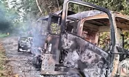 Video Detik-detik KKB Serang dan Bakar Mobil Rombongan Polisi di Papua, Seorang Tewas