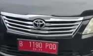 Video Viral, Mobil Dinas Pakai Pelat Palsu Ditindak Polisi di Jaktim