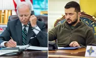 Biden Telepon Zelenski Tegaskan Dukungan Amerika