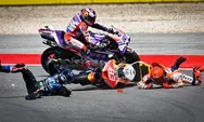 Marquez Cedera dan Disanksi Usai Tabrak Oliveira di MotoGP Portugal 2023