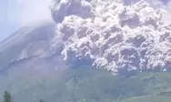 Gunung Merapi Erupsi, Sejumlah Pekerja Berhamburan Menyelamatkan Diri