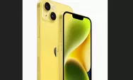 Apple Umumkan Warna Kuning Baru untuk iPhone 14 dan iPhone 14 Plus