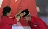 Sematkan Peci Hitam ke Ganjar Pranowo, Begini Pesan Megawati
