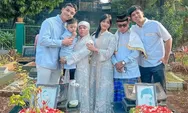 Fuji An Ziarah ke Makam Vanessa Angel dan Bibi Ardiansyah di Hari Lebaran, Ekspresi Gala Sky Curi Perhatian