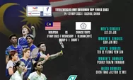 Jadwal Piala Sudirman Rabu, 17 Mei 2023: Berebut Juara Grup C dan D