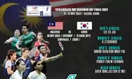 Jadwal Semifinal Piala Sudirman 2023: Susunan Pemain Malaysia Vs Korea, China Vs Jepang