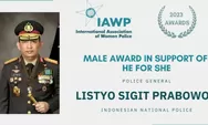 Kapolri Listyo Sigit Dapat Penghargaan dari IAWP