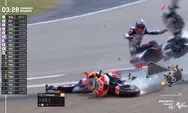 Hasil P2 MotoGP Jerman 2023: Zarco Selamat dari Maut, Marquez Kena Karma