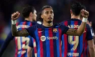 Masuk Daftar Jual Barcelona, Raphinha Diperebutkan Dua Klub Liga Inggris