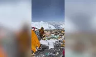 Bikin Sedih, Viral Video Gunung Everest Dipenuhi Tumpukan Sampah Pendaki